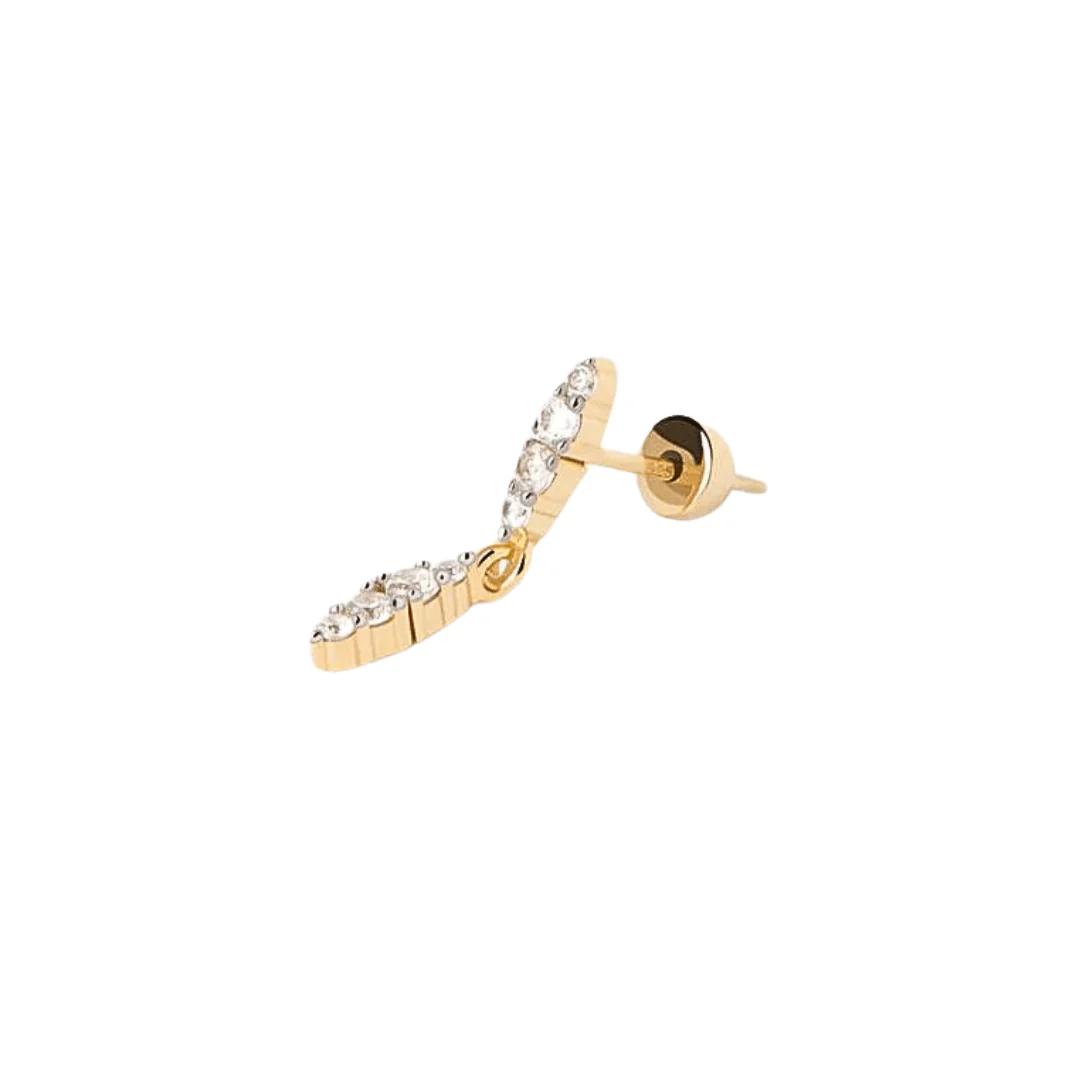 PDPAOLA Gold Spice Single Earring