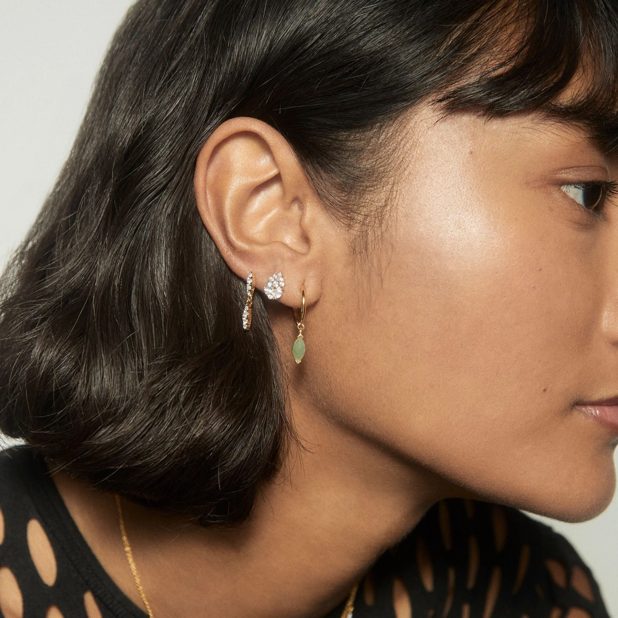PDPAOLA Gold Spice Single Earring - Image 4