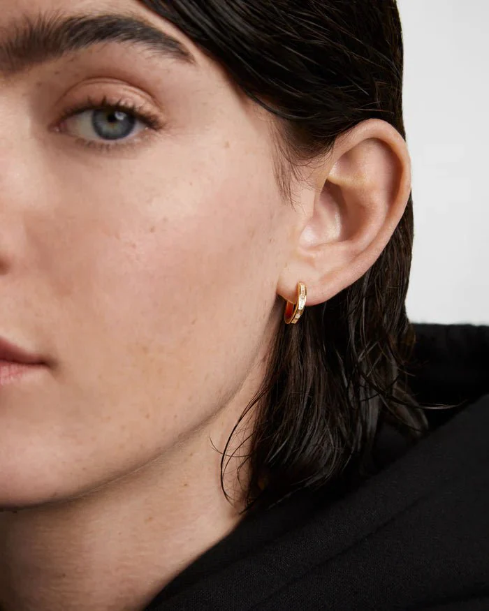 PDPAOLA Gold Viena Hoops - Image 2