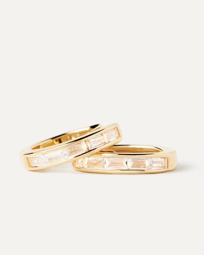 PDPAOLA Gold Viena Hoops - Image 4