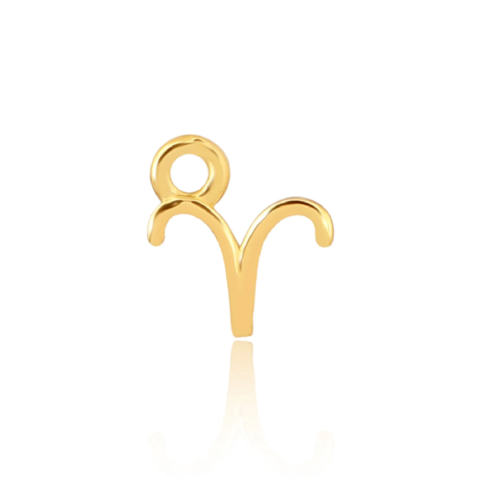 Mococo Welded Forever Gold Aries Charm (Ram)