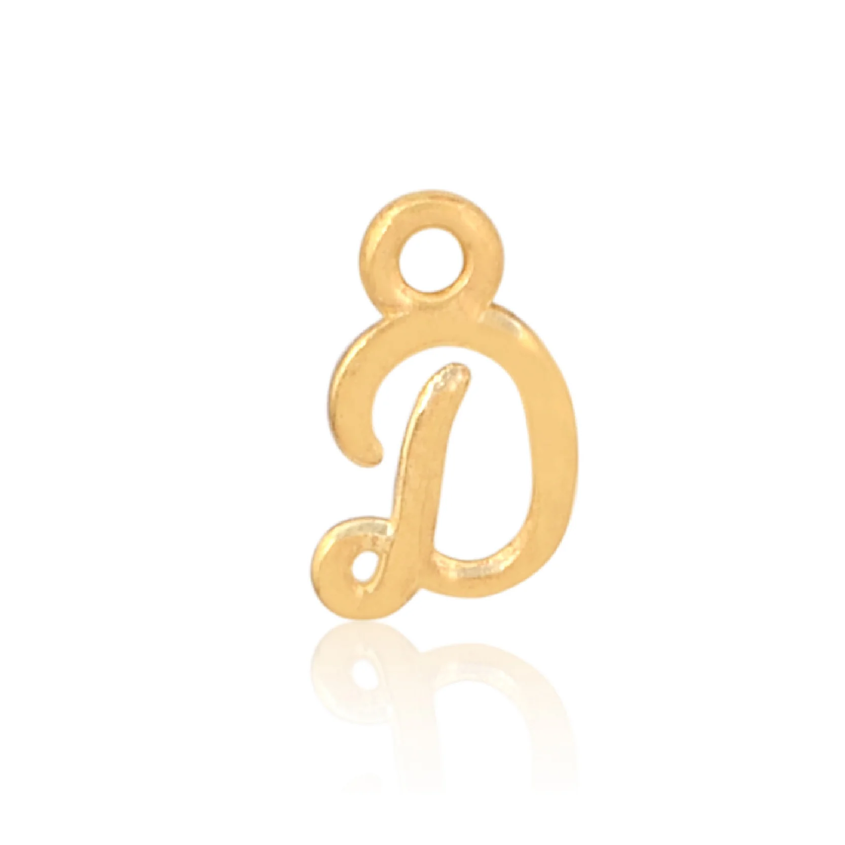 Mococo Welded Forever Gold D Initial Charm