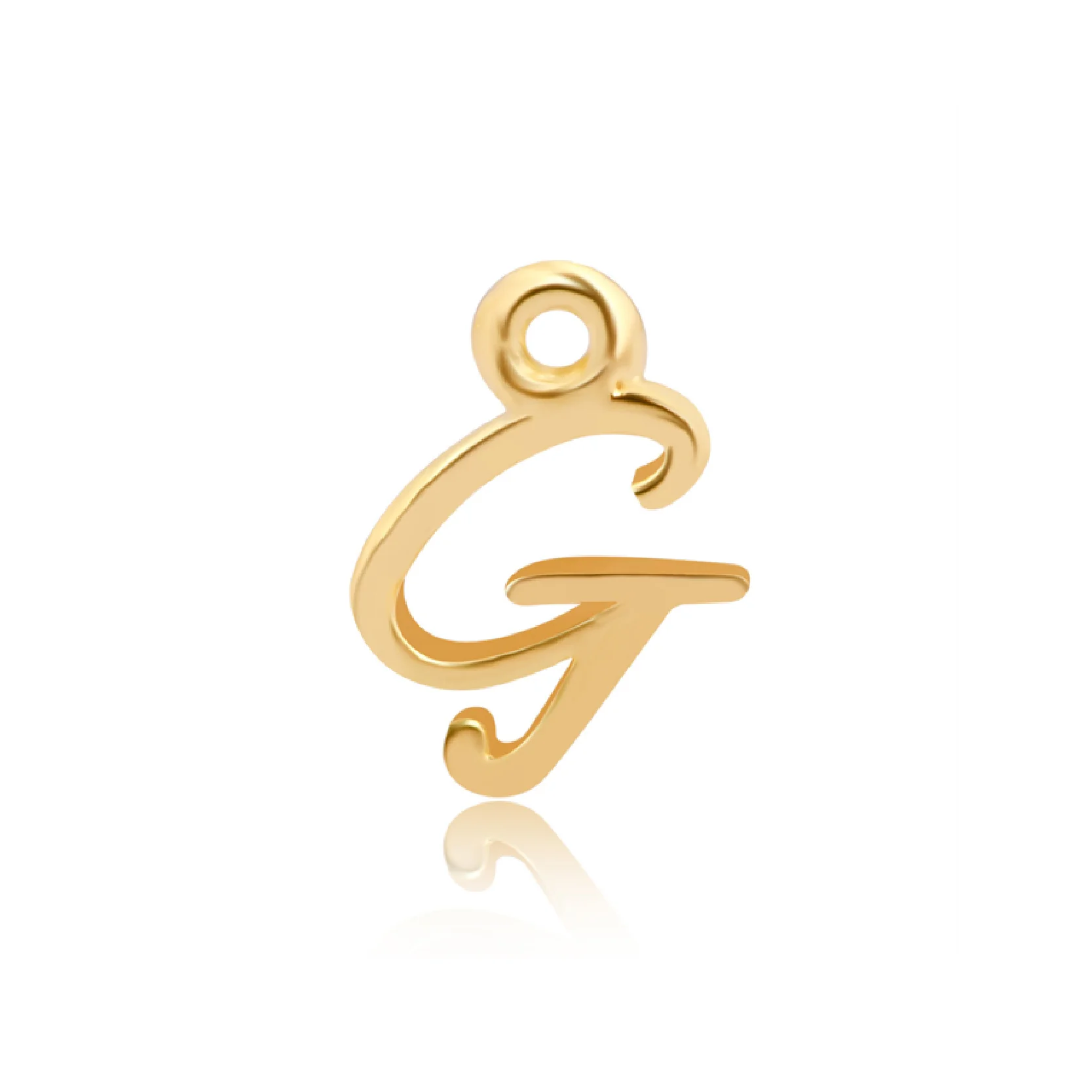 Mococo Welded Forever Gold G Initial Charm