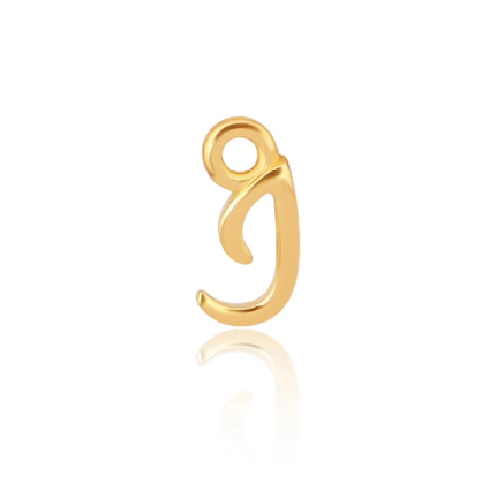 Mococo Welded Forever Gold I Initial Charm