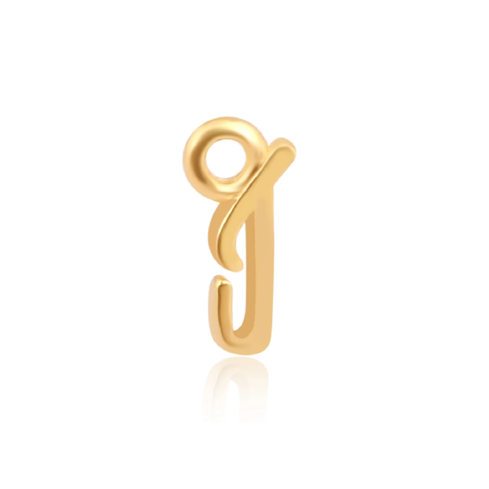 Mococo Welded Forever Gold J Initial Charm
