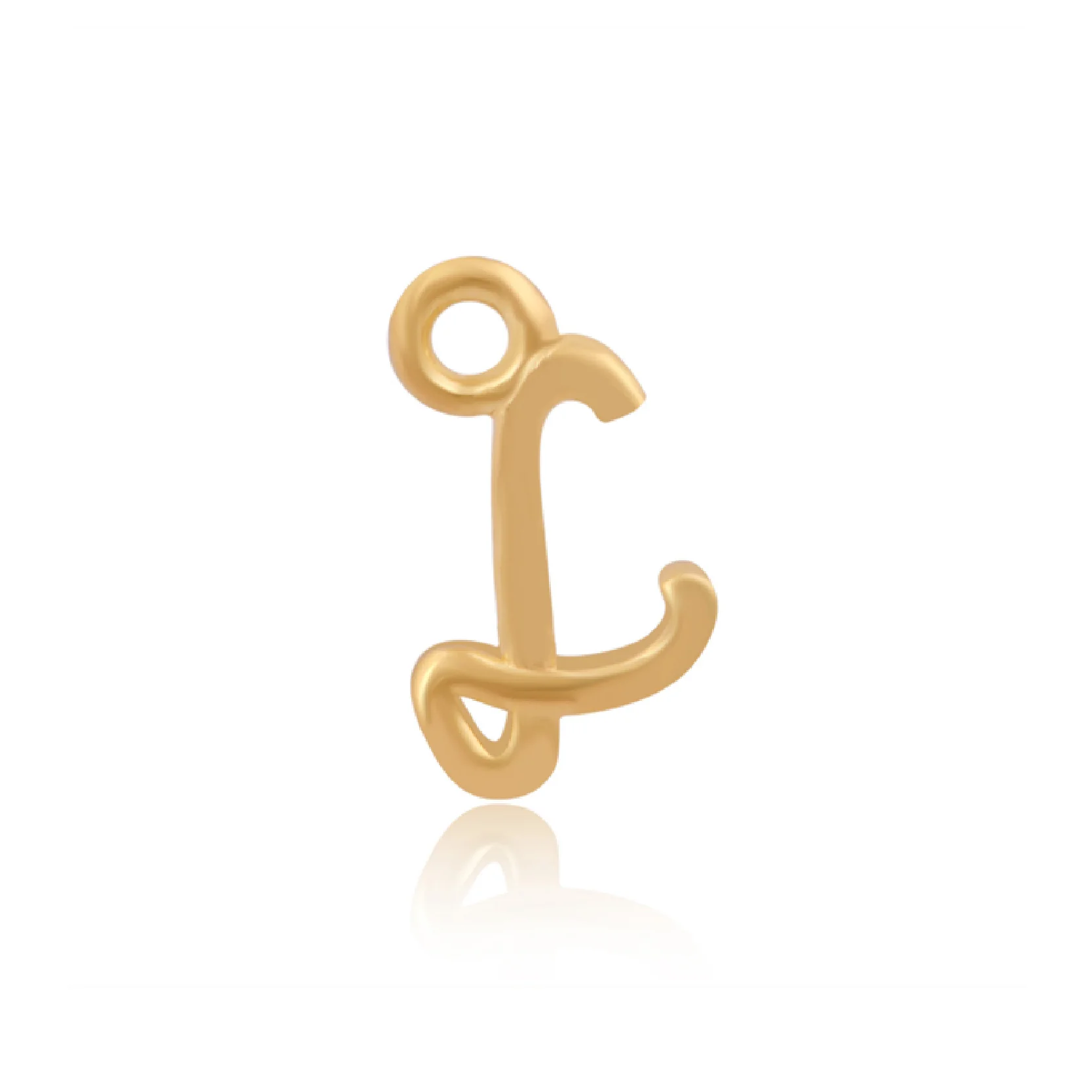 Mococo Welded Forever Gold L Initial Charm