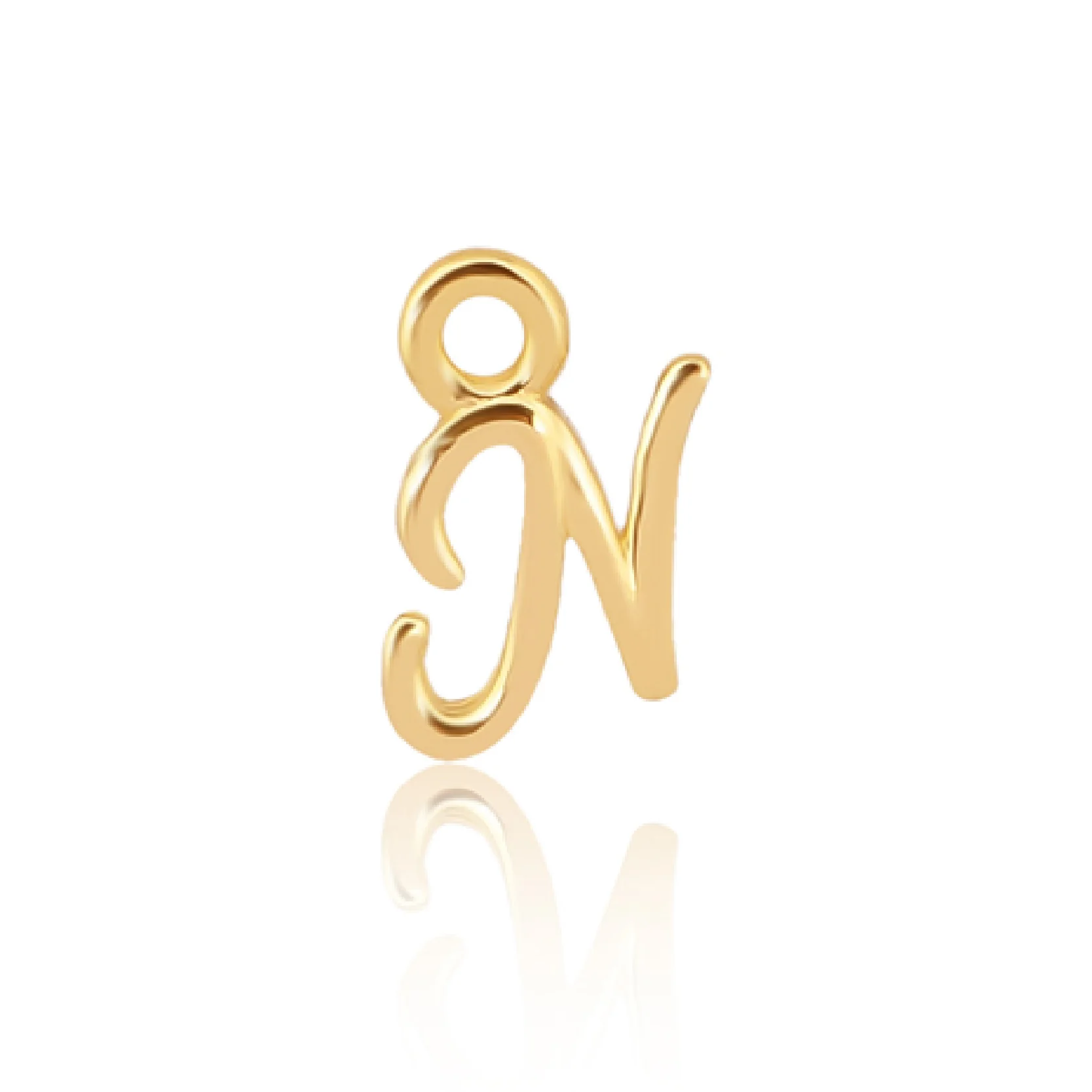 Mococo Welded Forever Gold N Initial Charm