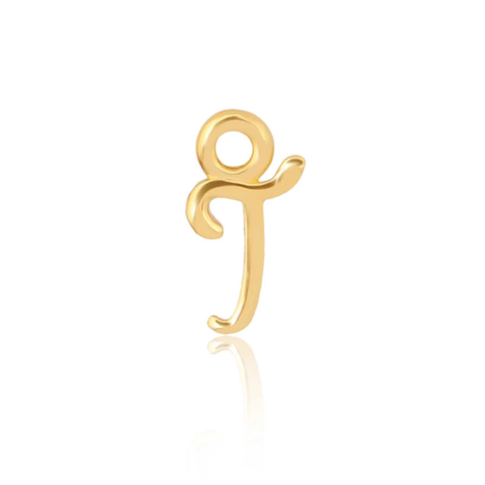 Mococo Welded Forever Gold T Initial Charm