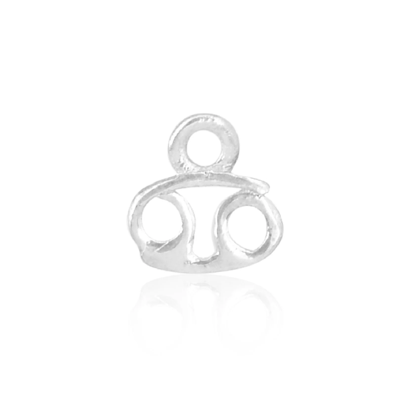 Mococo Welded Forever Silver Cancer Charm (Crab)