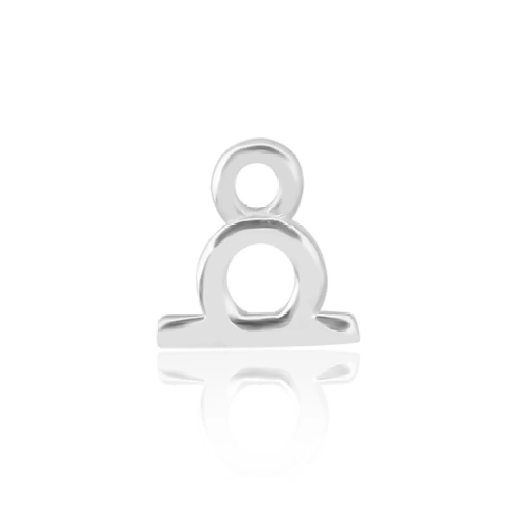 Mococo Welded Forever  Silver Libra Charm (Balance)