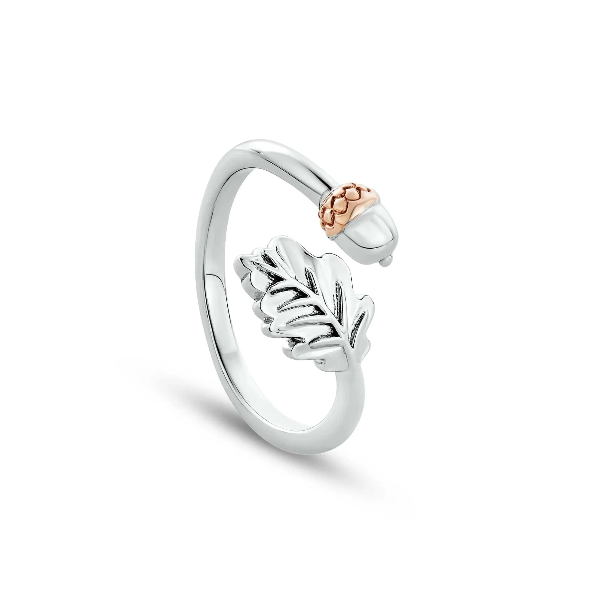 Clogau Oak Leaf Silver Ring