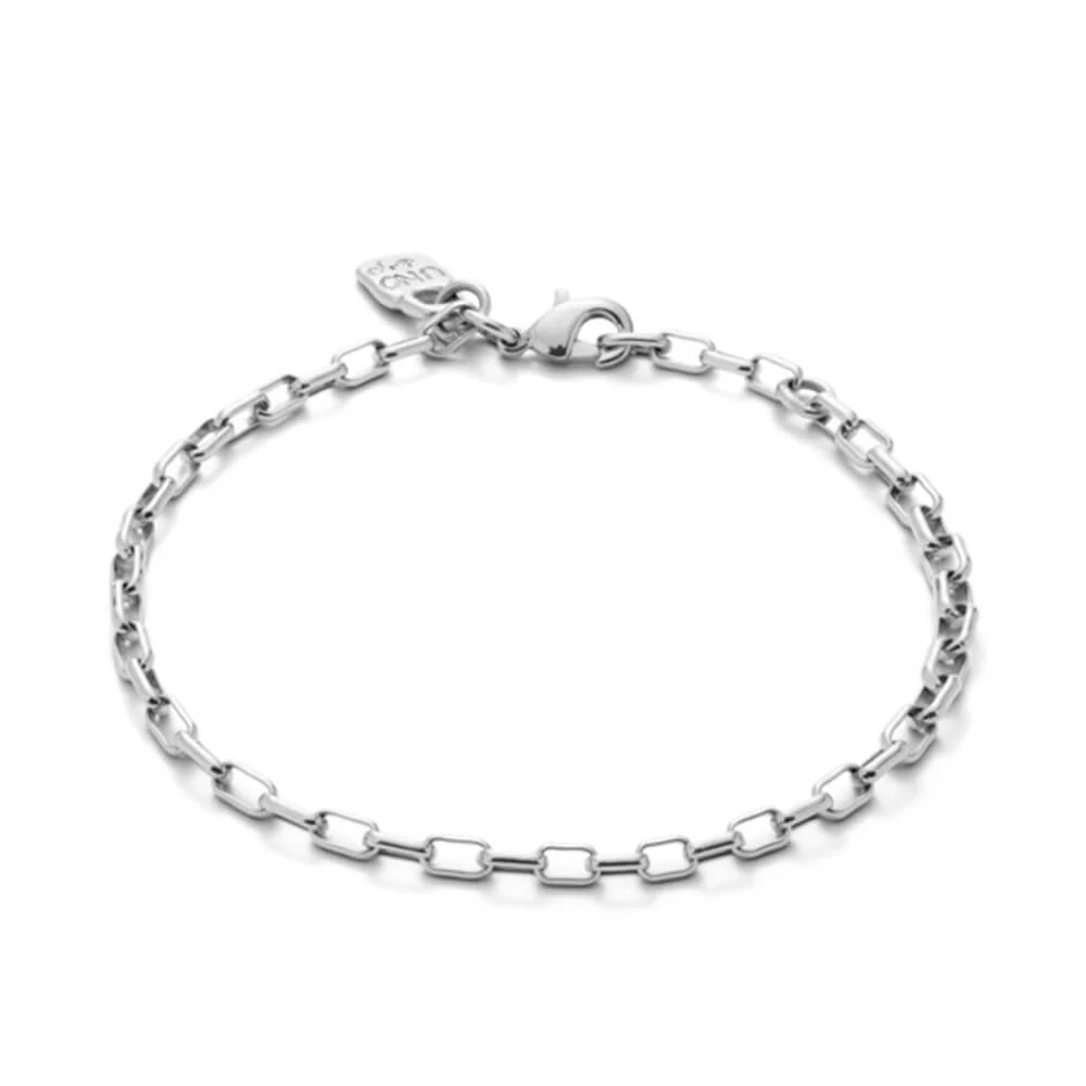 UNOde50 Silver Charm Link Bracelet