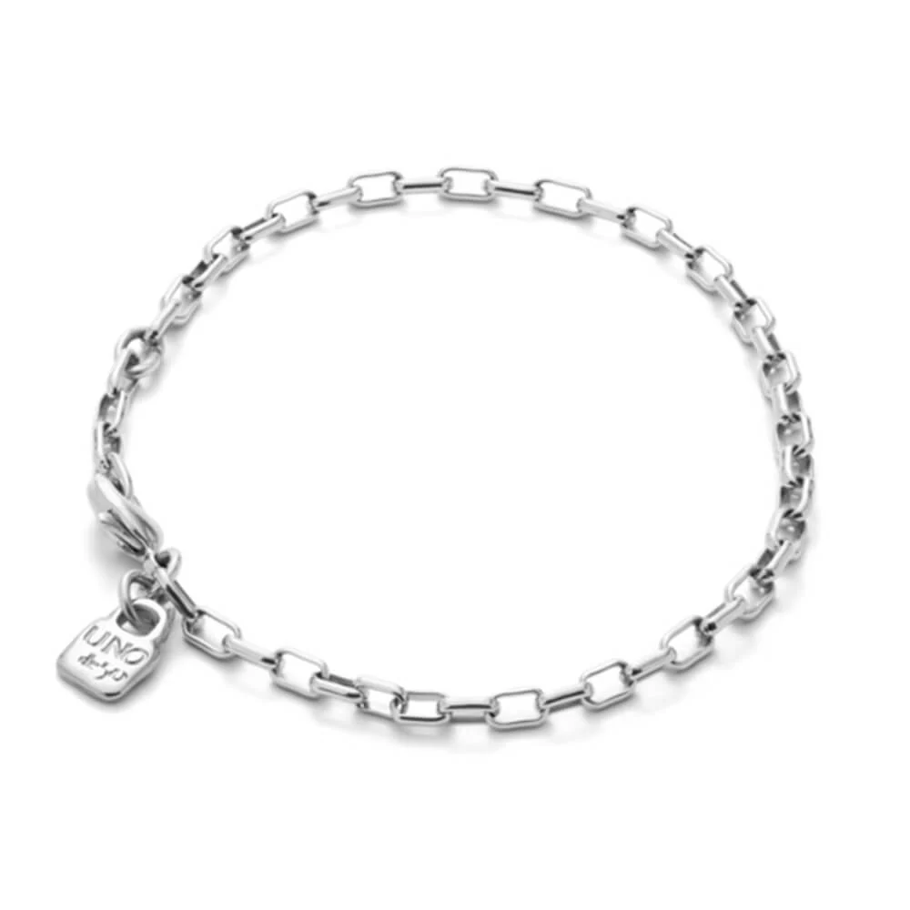 UNOde50 Silver Charm Link Bracelet - Image 3
