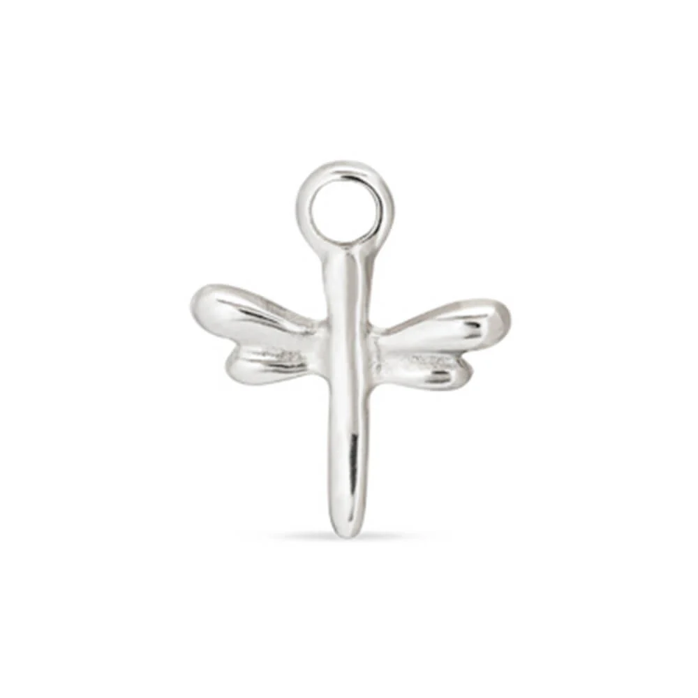 UNOde50 Silver Dragonfly Piercing Charm