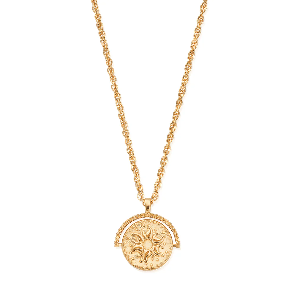 Chlobo Gold Renewal Spinner Necklace