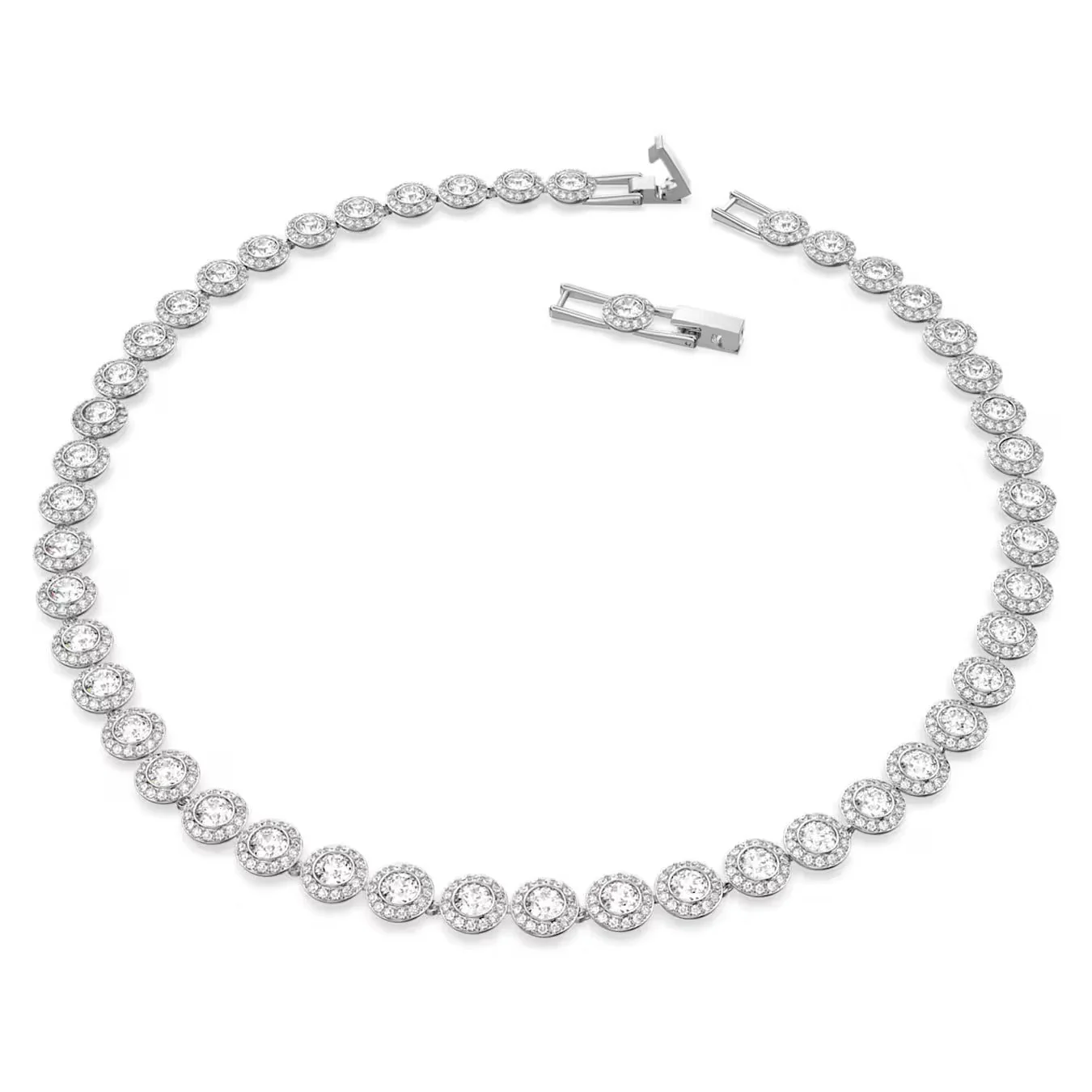 Swarovski Silver Una Angelic Tennis Necklace - Image 3