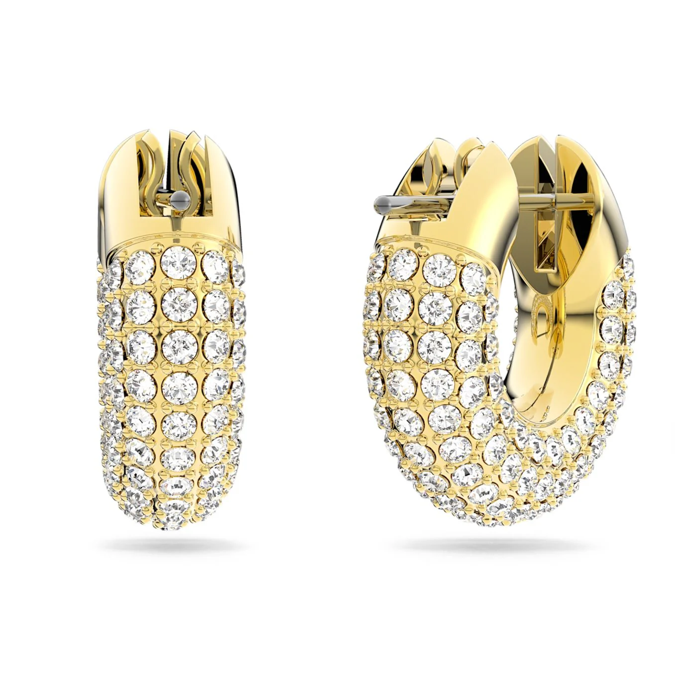 Swarovski Dextera Hoop Gold Plated Earrings - Image 3