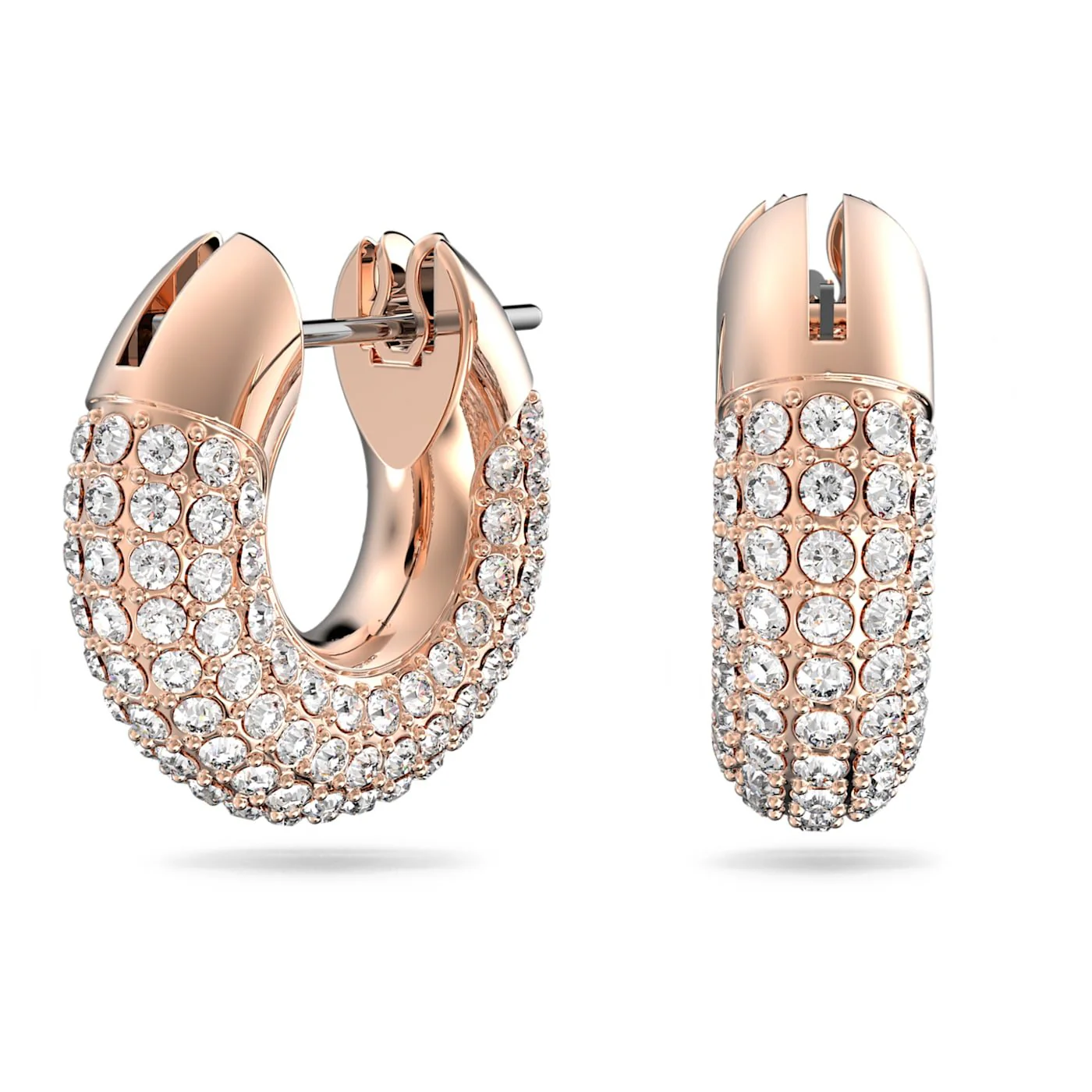 Swarovski Dextera Hoop Rose-Gold Plated Earrings