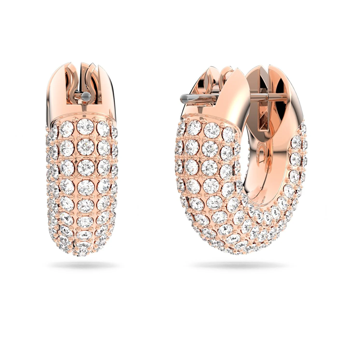 Swarovski Dextera Hoop Rose-Gold Plated Earrings - Image 2