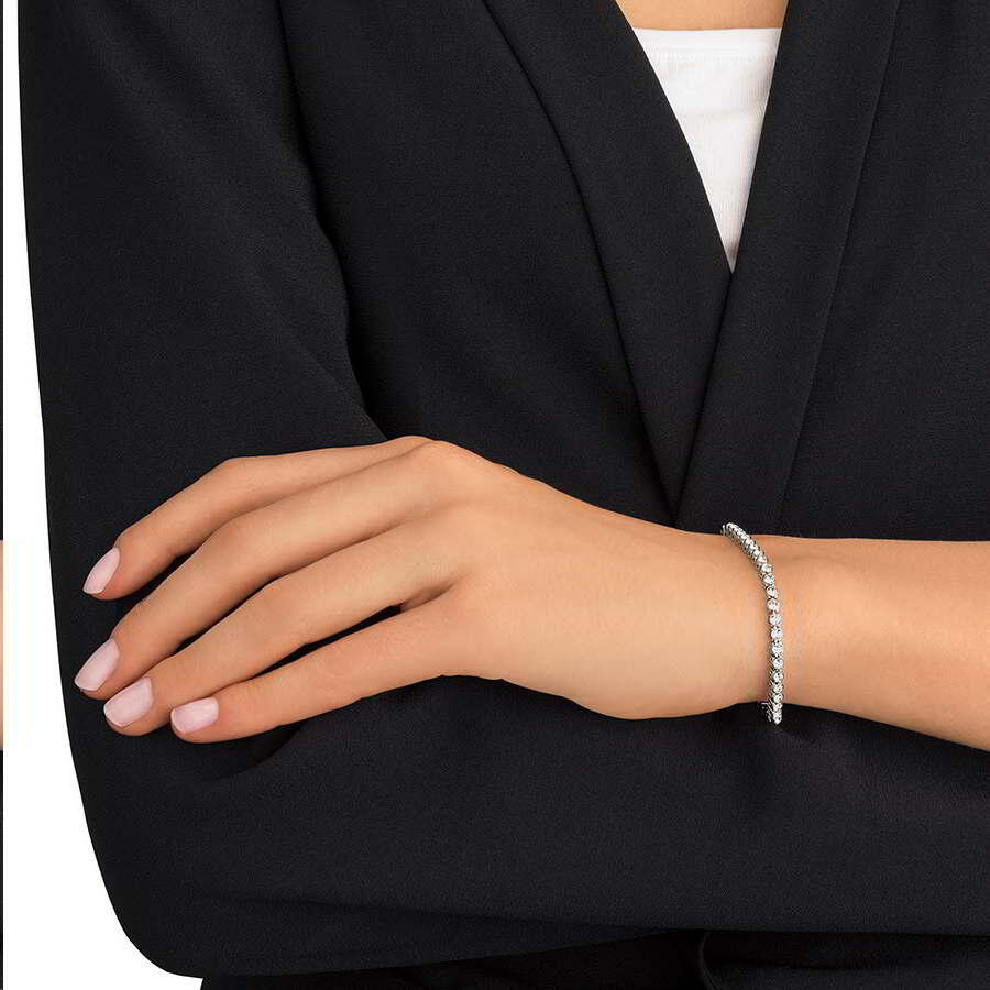 Swarovski Silver Imber Emily Tennis Bracelet - Image 4