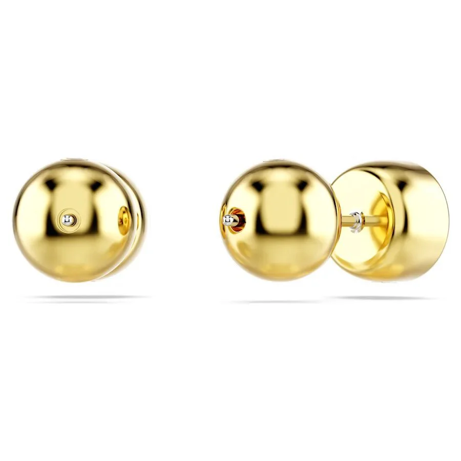 Swarovski Gold Imber Round Cut Stud Earrings - Image 4