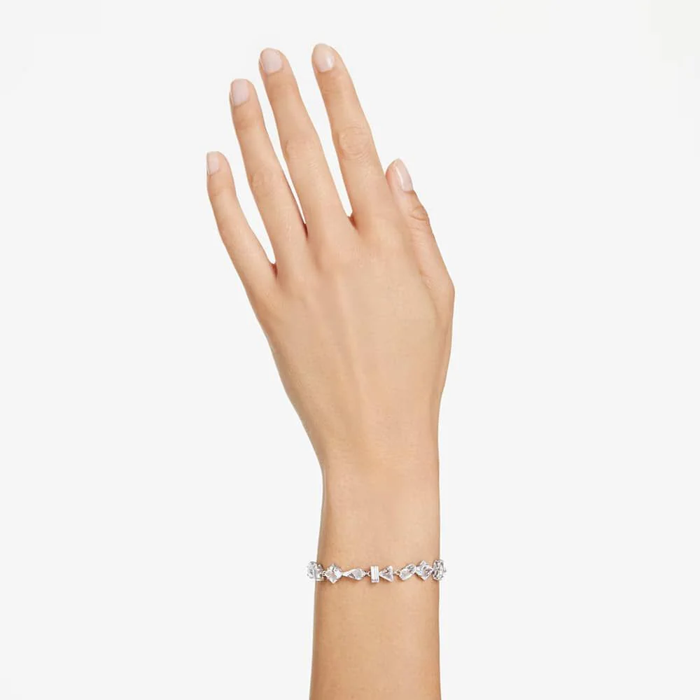 Swarovski Silver Mesmera Mixed Cuts Bracelet - Image 2