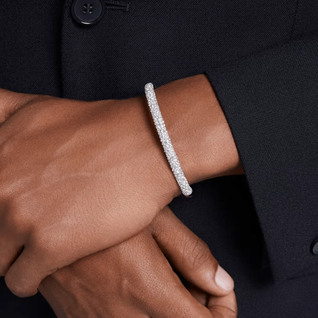 Swarovski Silver Sublima Pave Bangle - Image 2