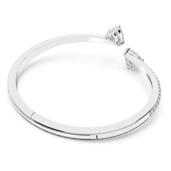 Swarovski Silver Mesmera Heart Bangle - Image 6