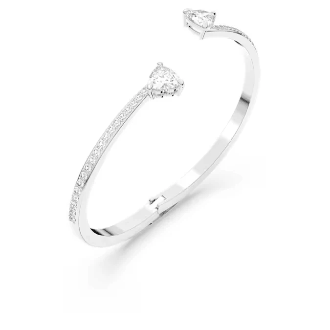 Swarovski Silver Mesmera Heart Bangle - Image 7