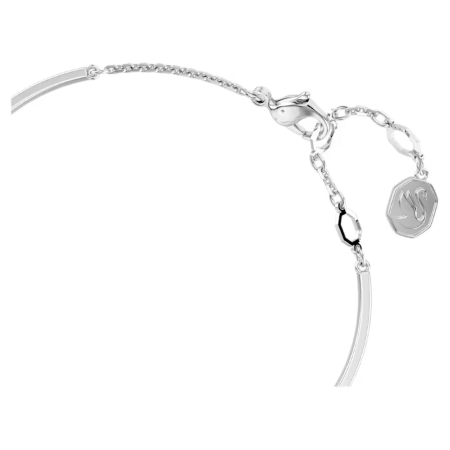 Swarovski Silver Idyllia Heart Bangle - Image 4