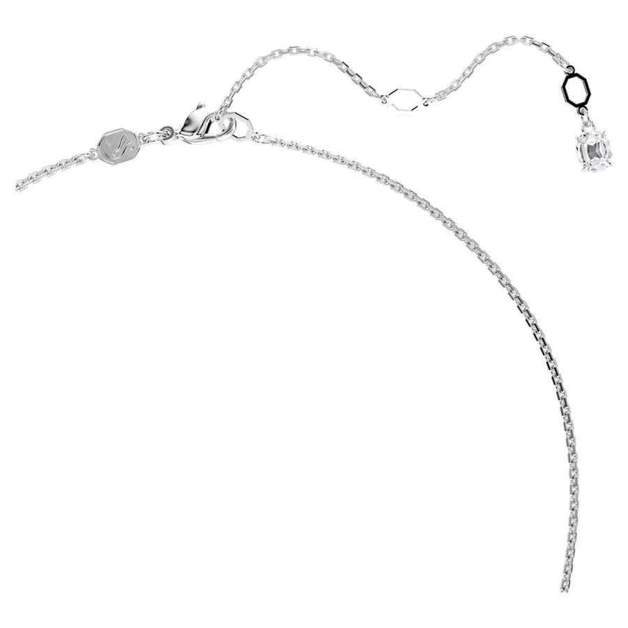 Swarovski Silver Hyperbola Infinity Mixed Cuts Necklace - Image 4