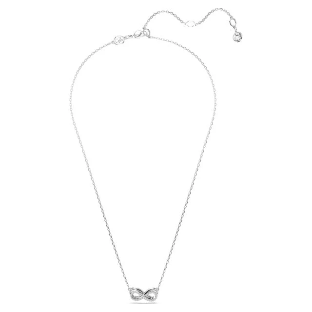 Swarovski Silver Hyperbola Infinity Necklace - Image 3