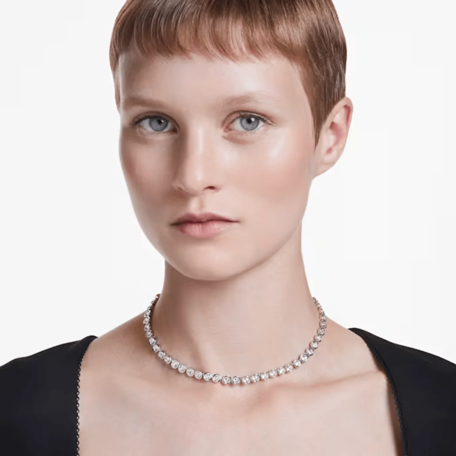 Swarovski Silver Imber Tennis Necklace - Image 5