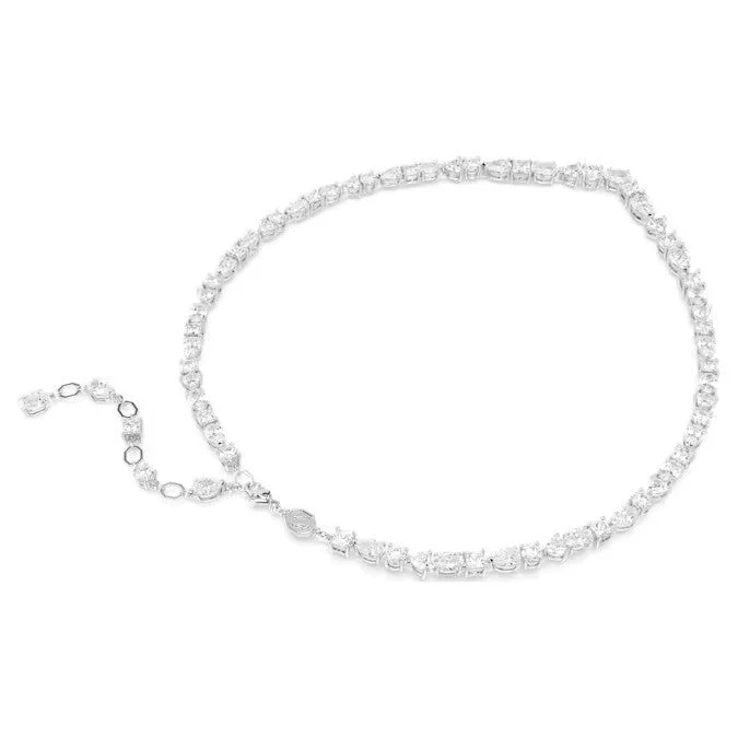 Swarovski Silver Mesmera Mixed Cuts Necklace - Image 5