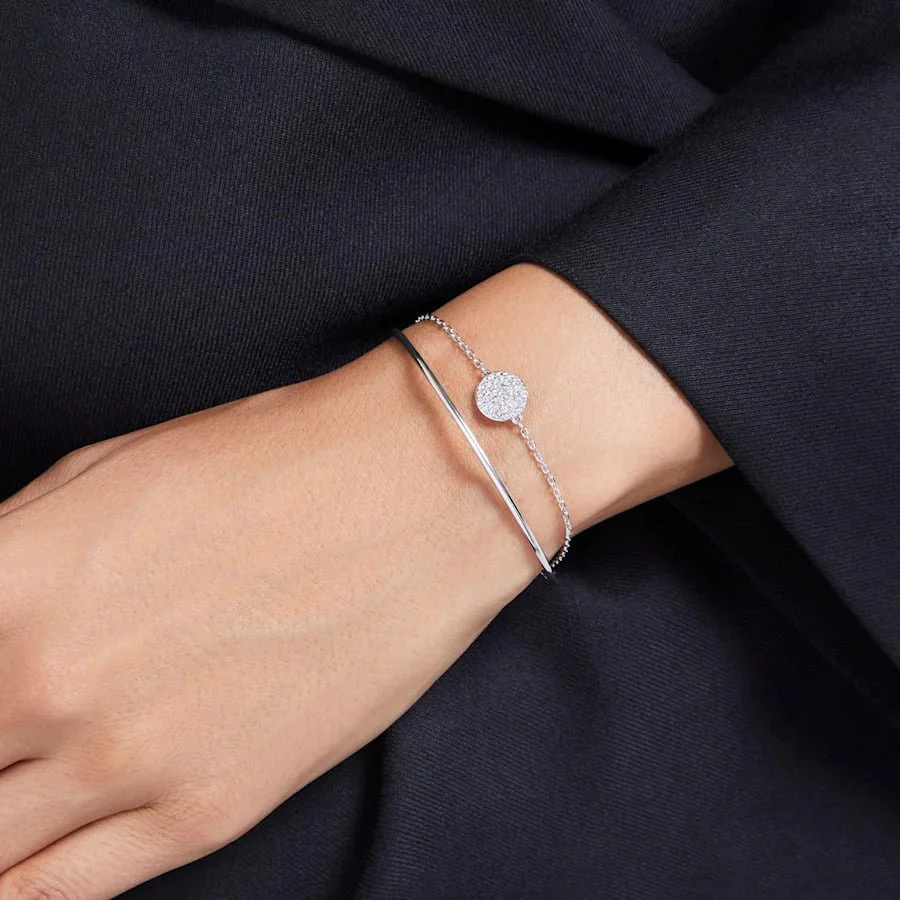 Swarovski Silver Sublima Bangle - Image 2