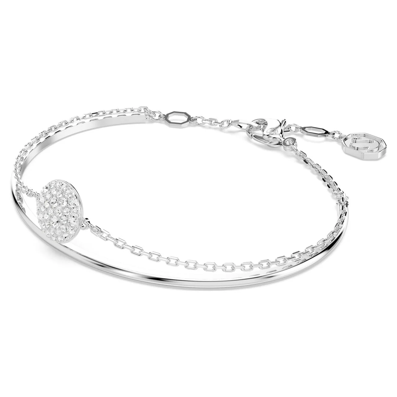 Swarovski Silver Sublima Bangle - Image 5