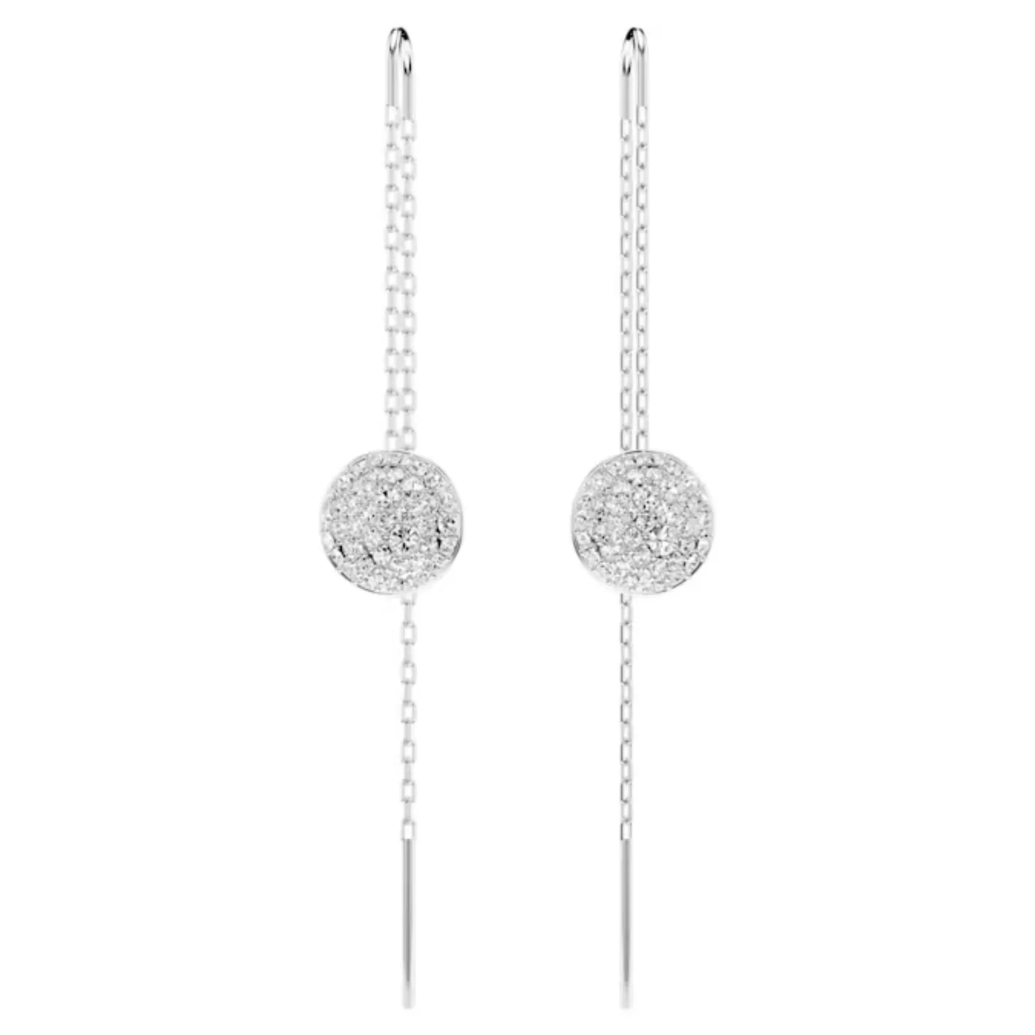 Swarovski Silver Sublima Drop Earrings - Image 3