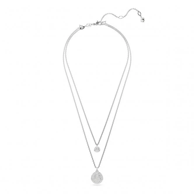 Swarovski Silver Sublima Layered Necklace - Image 3