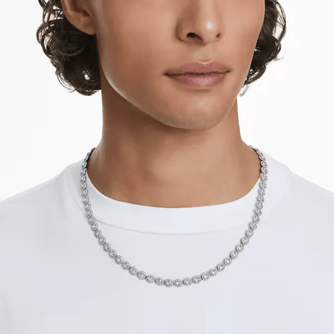 Swarovski Silver Una Round Cut Necklace - Image 2