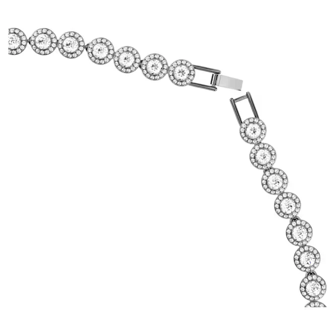 Swarovski Silver Una Round Cut Necklace - Image 4