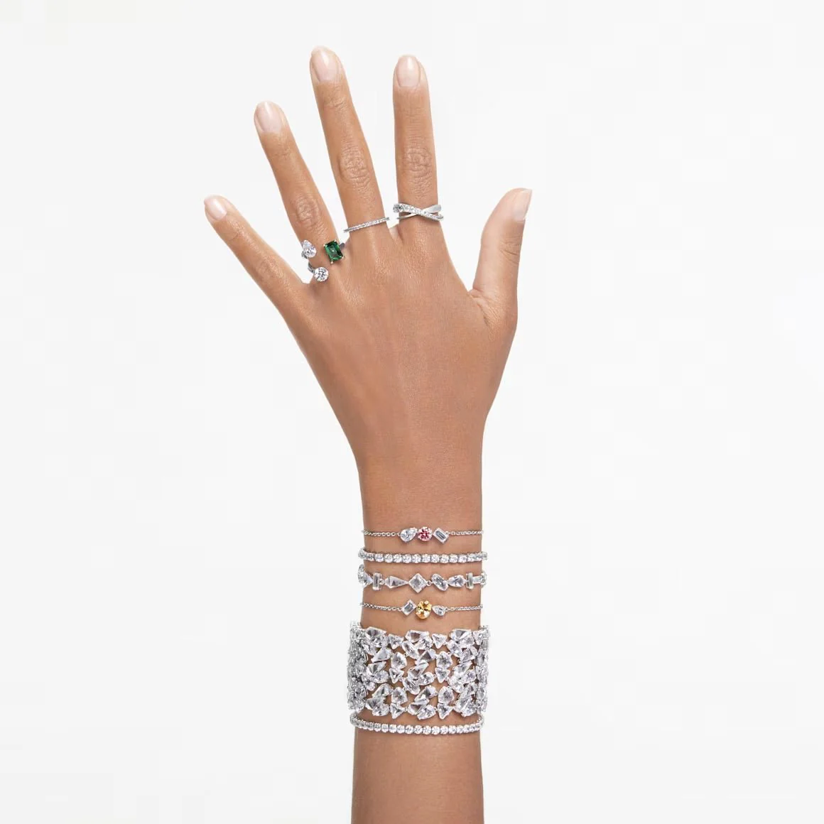 Swarovski Silver Matrix Vittore Ring - Image 4
