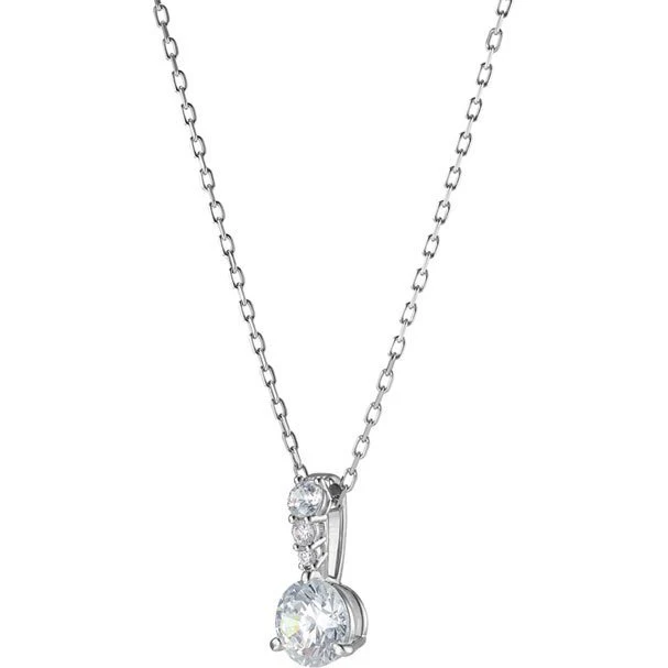 Swarovski Silver Stilla Round Solitaire Necklace - Image 6