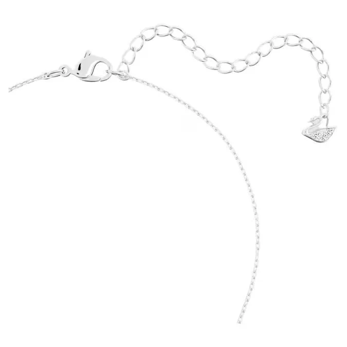 Swarovski Silver Stilla Round Solitaire Necklace - Image 8