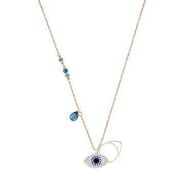 Swarovski Rose Gold Symbolica Evil Eye Pendant Necklace