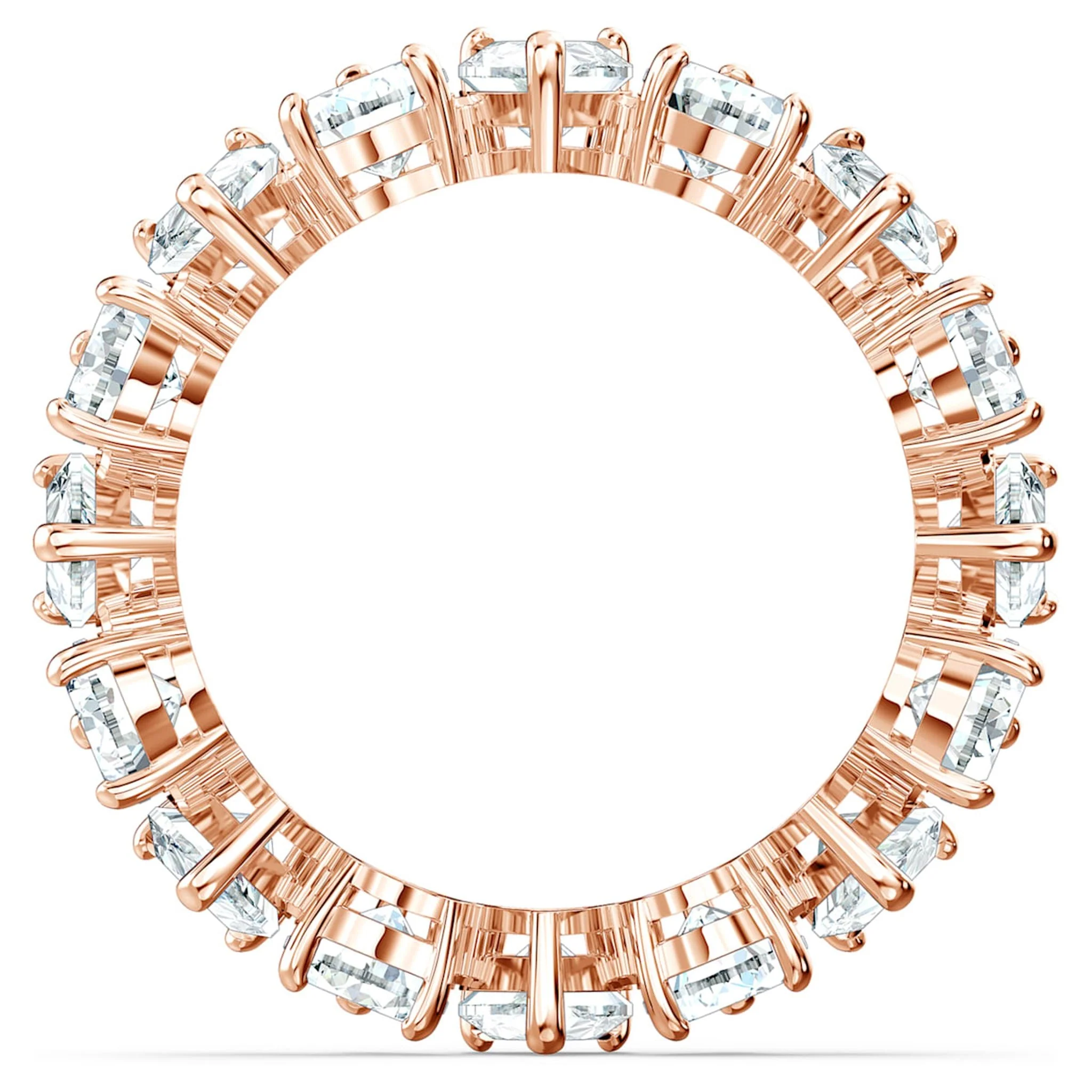 Swarovski Rose Gold Matrix Vittore Pear Cut Ring - Image 3