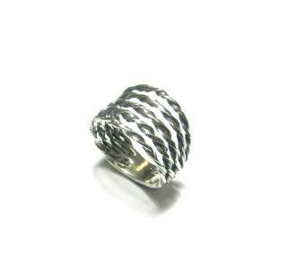 Tamzin Wavy Multi Strand Ring