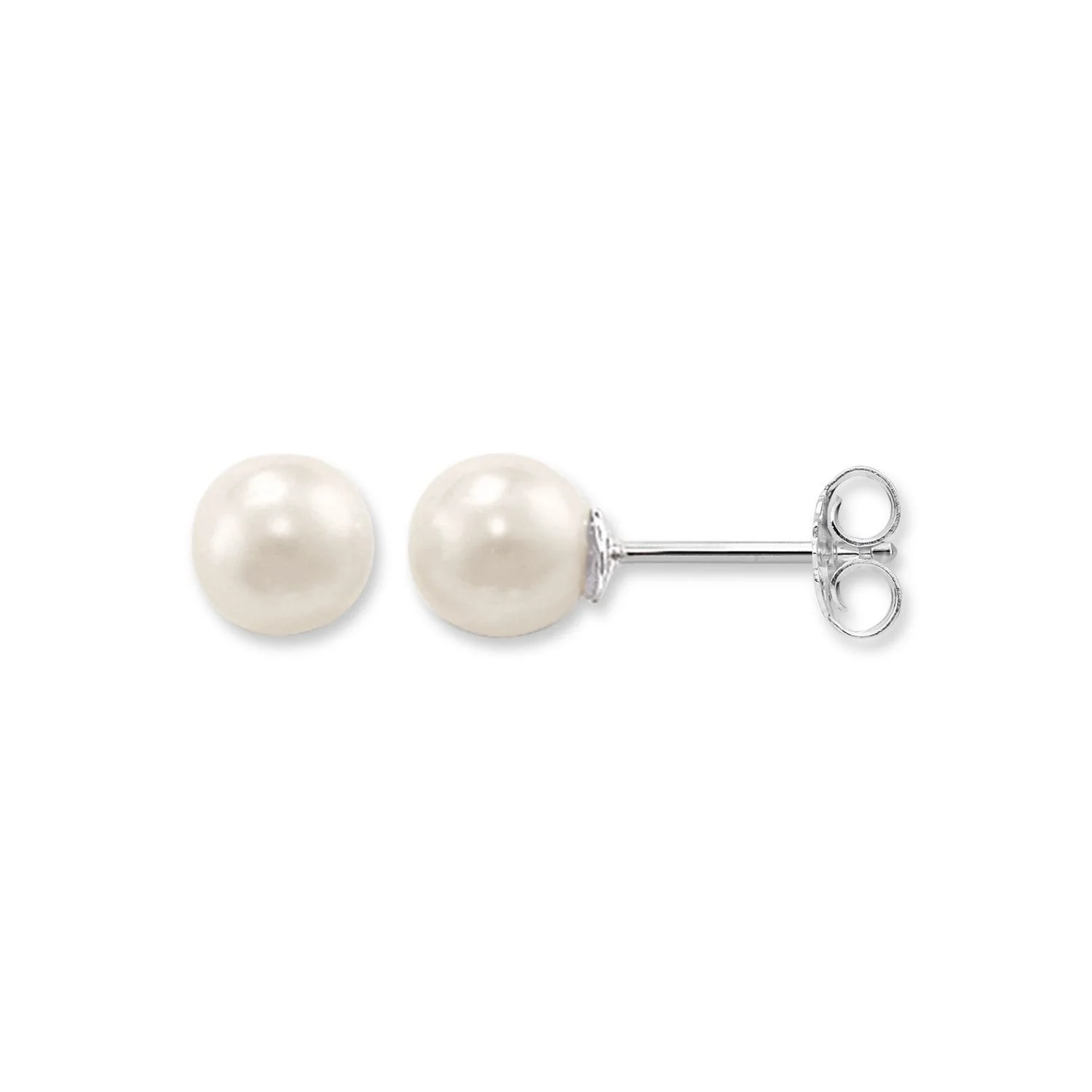 Thomas Sabo Silver Small Pearl Earrings
