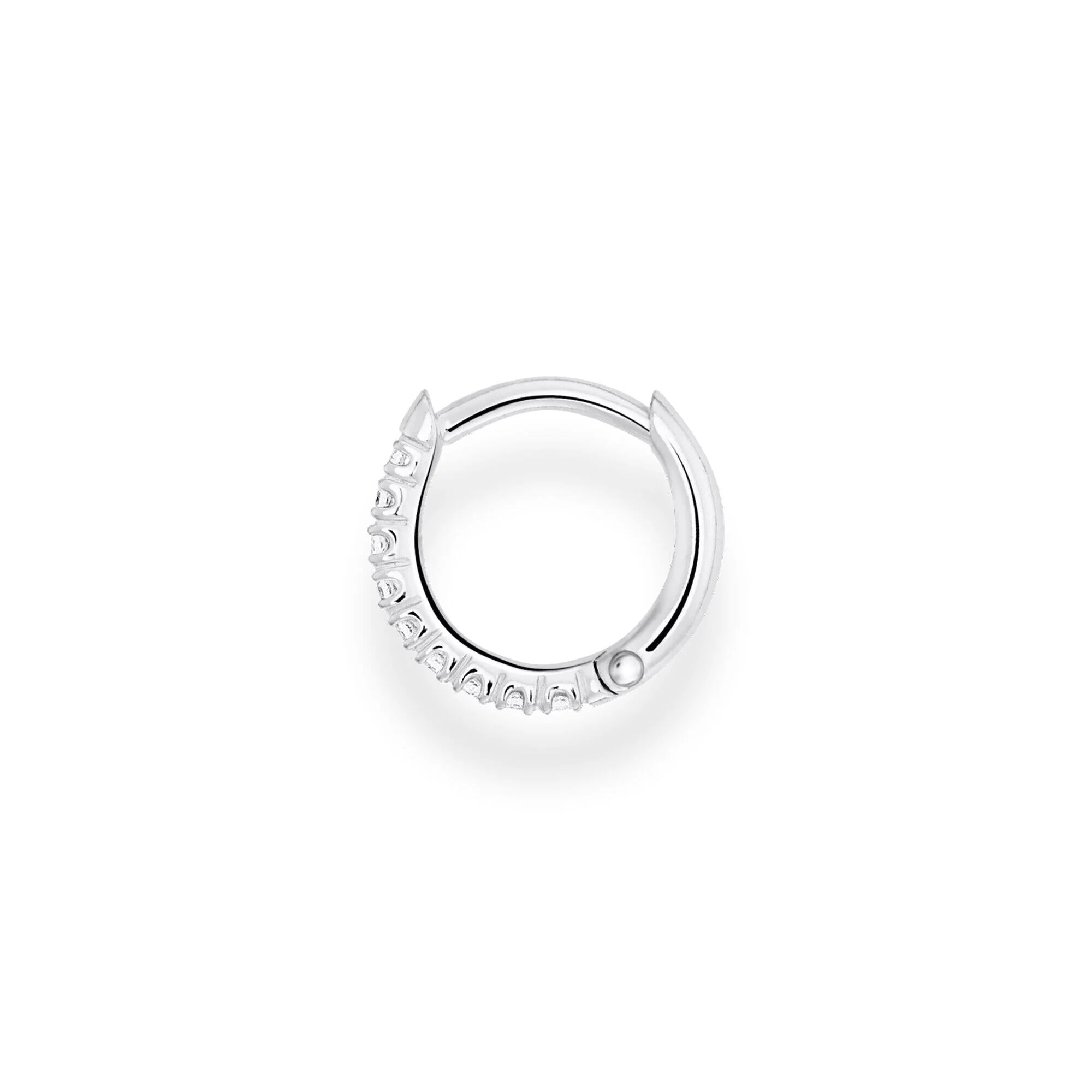 Thomas Sabo CZ Silver Single Hoop - Image 2