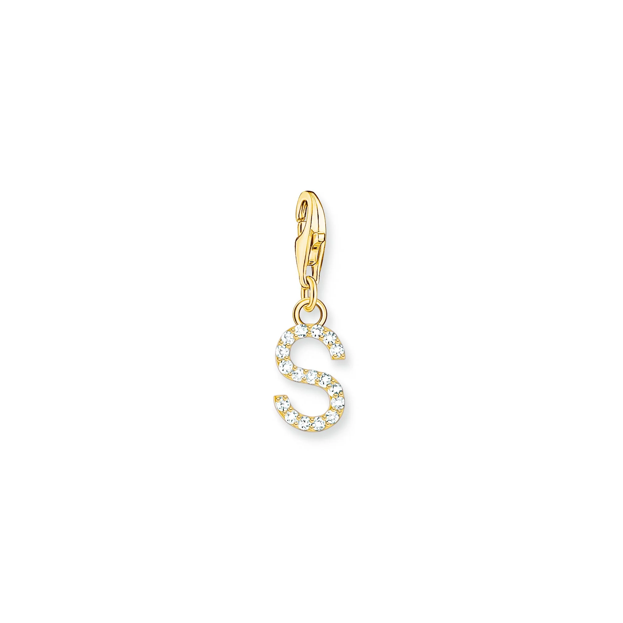 Thomas Sabo Gold CZ Initials A-Z Charms - Image 21