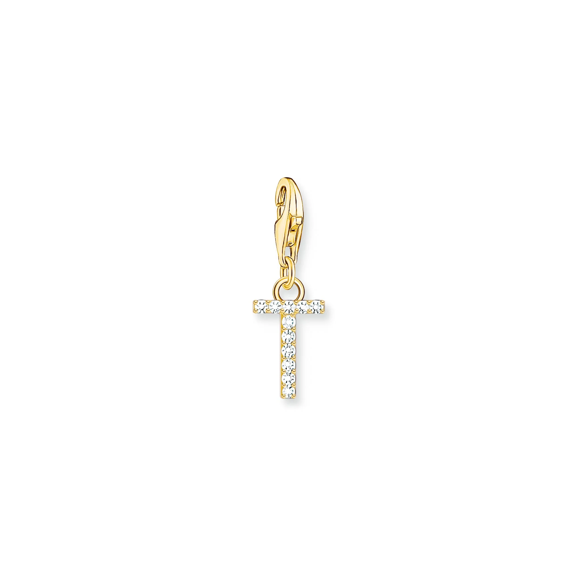 Thomas Sabo Gold CZ Initials A-Z Charms - Image 22